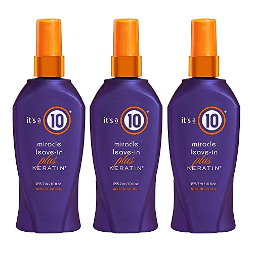 Image of It's a 10 Haircare Miracle Leave-In Conditioner Spray w /Keratin - 10 oz. - 3ct