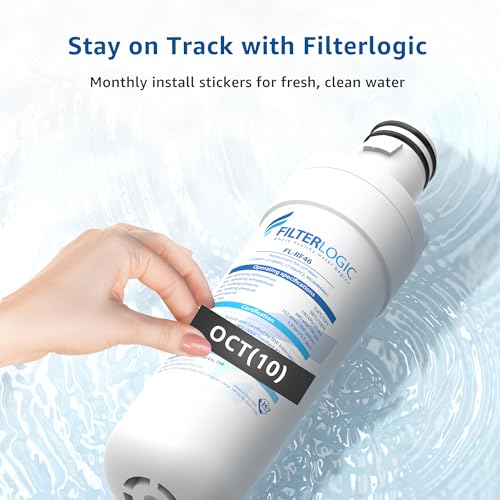 Filterlogic LT1000PC ADQ747935 MDJ64844601 Refrigerator Water Filter, Replacement for LG® LT1000P®/PC/PCS, LFXS26596S, LFXS28596S, LFXC22526S, ADQ74793501, ADQ74793502, Kenmore 46-9980, 3 Filters - Thumbnail 7