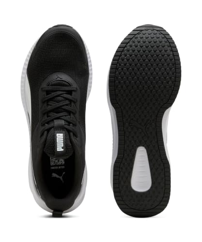PUMA Erwachsene Flyer Lite 4 Laufschuhe 45, Black White – Ansicht 4