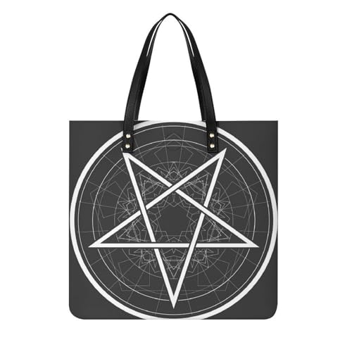 Sac de voyage pentagramme noir et blanc pour vos escapades