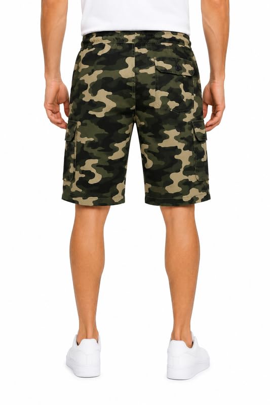 Image of Romano nx Men's 100% Cotton Cargo Shorts with 5 Pocket Style, 3 Years Warranty