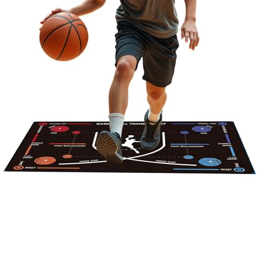 Tapis d'entraînement au dribble silencieux pour s'exercer chez soi sans bruit