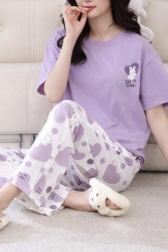 Image of Womens Night Dress |Full Pyjama Set Nightsuit |Women Nightwear | Loungewear |Everyday Nightdress