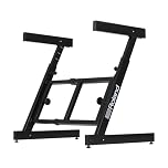 Roland KS-11Z Keyboard Stand | Heavy-Duty Z-Stand with Wide Adjustment Range for 88-Note Stage Pianos & Other Keyboards | Foldable Padded Support Arms | Easy Transport & Storage