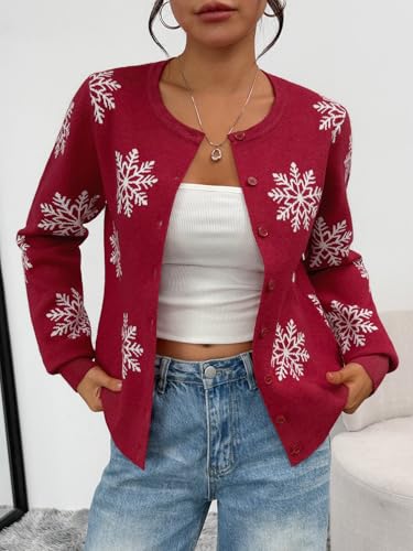 Image of Trendy Queen Lightweight Cardigan Sweaters for Women 2026 | Soft Knit Button-Down, Classic Fit Open-Front Layering Piece for Fall, Winter & Office Wear
