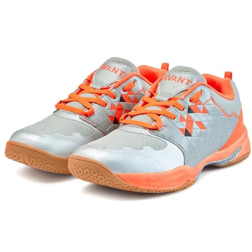 Image of AVANT Men's FluidX 2.0 Badminton Shoes - Non Marking, Anti Skid Rubber Outsoles, Lightweight, Indoor Sports Shoes