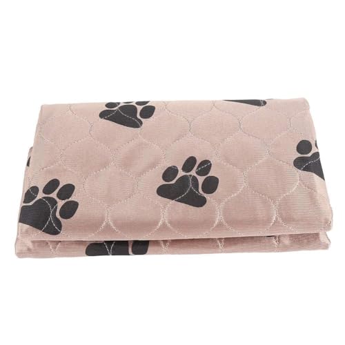 Image of Reusable Dog Pee Pads, Waterproof Training Pads for Dogs, Dog Pee Pad Urine Mat for Pet Dogs Cats(80*90cm -Brown )