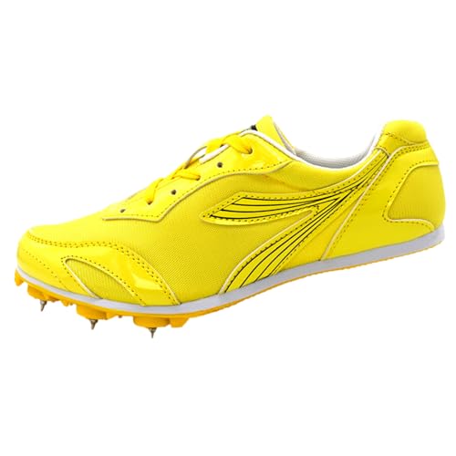 Zeihyeurus Zapatos con Clavos para Pista Y Campo,Zapatillas De Atletismo Clavos,Zapatillas De Clavos Deportivas,Transpirables De Malla,Unisex,Resistencia Al Desgaste,para Pista Y Campo Deportivas
