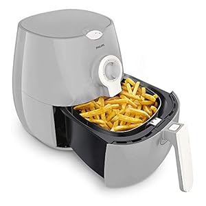 Philips Daily Collection HD9218/11 Luftfritteuse mit Rapid Air Technologie für gesundes Kochen, Backen und Grillen