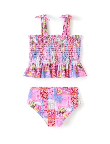 Image of SPONGEBOB SQUAREPANTS Family Matching Swimwear Set, UPF 50+ Quick-Dry Beachwear for Girls，Boys,Women & Men, Multicolor