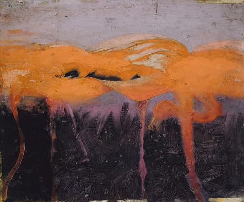 Tableau Impressions d'art Mural Flamants rouges pour Décoration Chambre chaleureuse