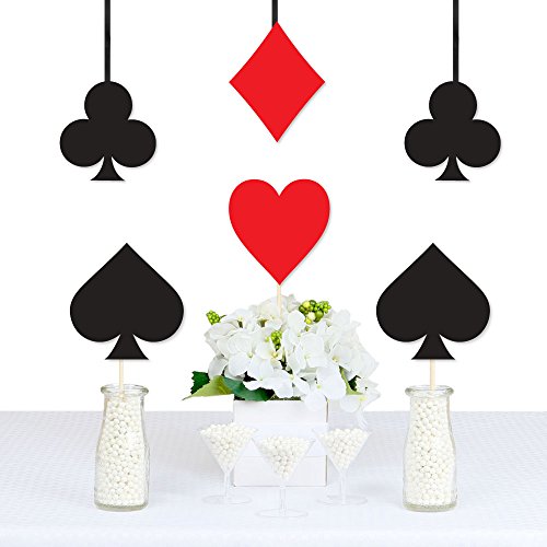 Las Vegas - Card Suits Decorations Diy Casino Party Essentials - Set Of 20 #TOP1