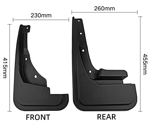 Image of Mud Flaps Kit for 2024 Ford Maverick 2022 2023 XL XLT Lariat Mud Splash Guard Front and Rear 4-PC Set by TOPGRIL