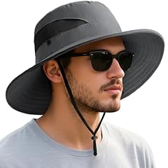 1 Pack Fishing Hat Style 3: Deep Grey