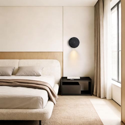 Aplique de pared moderno con iluminación indirecta de travertino 5