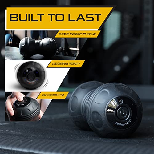 Nextrino Peanut Massage Ball, 4-Speed Vibrating Foam Roller Massager, Deep Tissue Muscle Pain Relief For Lower Back Shoulder Calf Arm, Myofascial Release Therapy For Anywhere Workout Recovery #TOP2