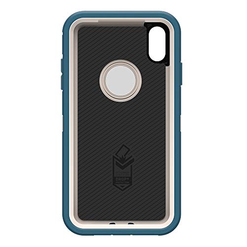 Otterbox Defender Series Screenless Edition Case For Iphone Xs Max - Polycarbonate Shell, Synthetic Rubber Slipcover, Polycarbonate Holster, Built-In Screen Protector, Retail Packaging - Big Sur (Pale Beige/Corsair) #TOP3