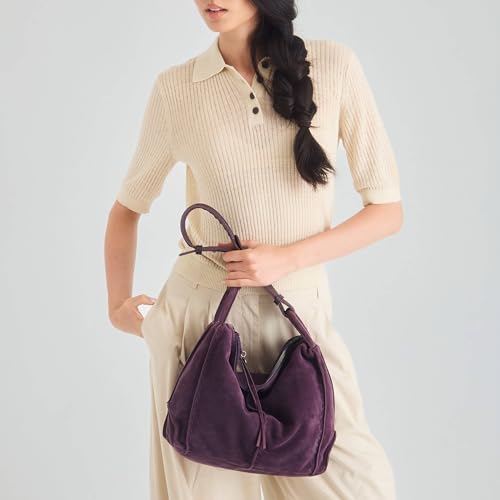 Image of The Sak Los Feliz Hobo Purse - Premium Large Leather Women's Handbag for Everyday & Travel - Durable Purse With Zipper Pocket