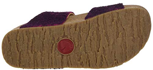 Image of HAFLINGER Andrea Elegant Leather Sandals with Rubber Sole and Cork Latex Footbed Unisex