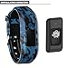 iBREK Bands for Garmin Vivofit 3/jr/jr2, Silicon Adjustable Camo Replacement Watch Bands for Kids Boys Girls Small Large(No Tracker)-Small,3 Pack:Green&Gray&Blue Camo