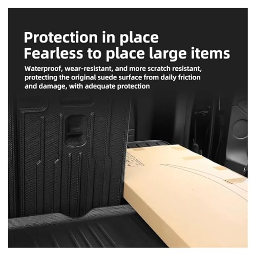 Tapis de sol Tesla Model X (2022-2025) : set de protection 3 pièces - 4