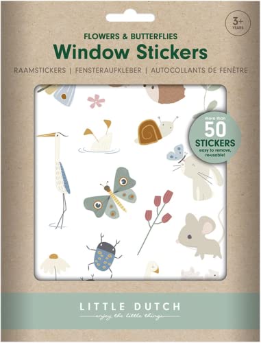 Little Dutch Pegatinas para Ventana Flores & Mariposas Cover