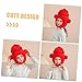 DIYEAH Fire Hydrant Cosplay Hat Stuffed Headgear Soft Cartoon Firefighter Party Hat Photo Prop for Halloween Christmas Carnivals