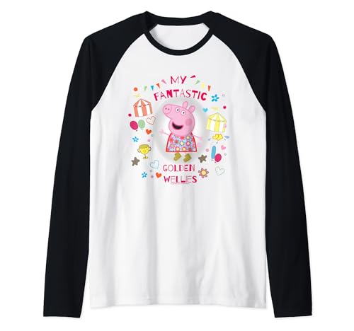 T-shirt baseball Peppa Pig Golden Wellies idéal pour jouer dans le jardin et à l'école