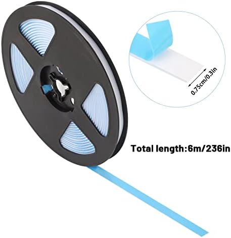 12m Mildewproof Gap Tape, Self Adhesive Sealing Tape, Bath Sealant Strip Tile Trim Caulk Strip for Bathroom Kitchen Floor