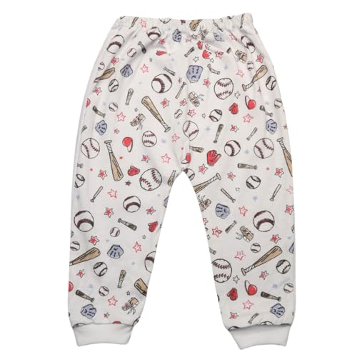 Kit 3 Pcs Mijao Sem Pe Estampado Algodao Menina E Menino (Azul-MENINO, P)