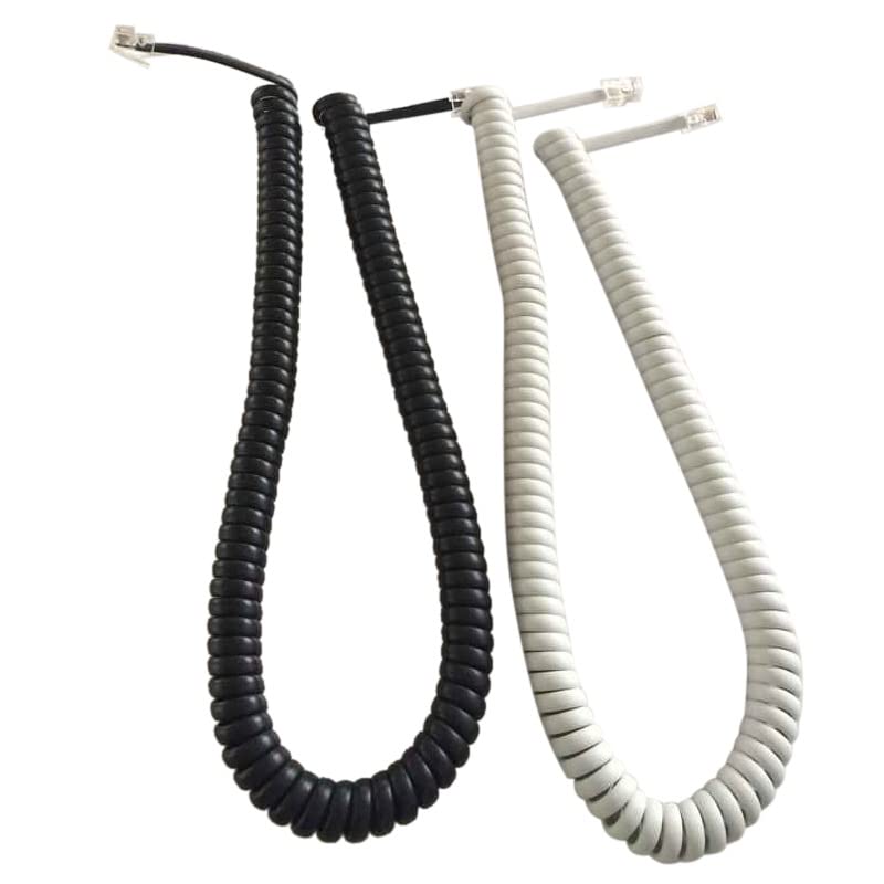 s Landline RJ9 Coiled 6 Feet Coiled Landline Phone Handset Cable Cord ...