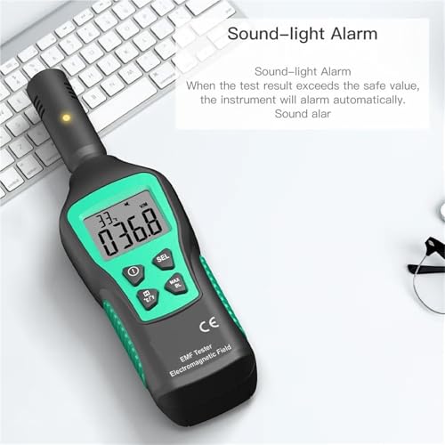 Medidor Digital Portátil de Campo EMF TECJHJZ miniatura 4