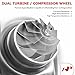 A-Premium K03 Complete Turbo Turbocharger Kit, with Wastegate Actuator & Gasket, Compatible with Hyundai Veloster 2013-2015 & Kia Forte5 2014-2015, Forte Koup 2014, 1.6L G4FJ, Replace# 5303-970-0306