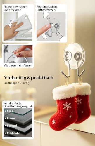 Menz Saugnapf Haken 10er Set, Ø35mm – Ansicht 6
