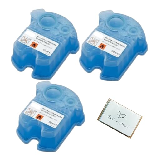 ブラウン 洗浄液 アルコール洗浄液 3個 braun シェーバー シェーバー洗浄液 ブラウン洗浄液 ccr 髭剃り ブラウンシェーバー洗浄液 ぶらうん シリーズ6 + Soicoulure限定ポケットティッシュ付きのサムネイル