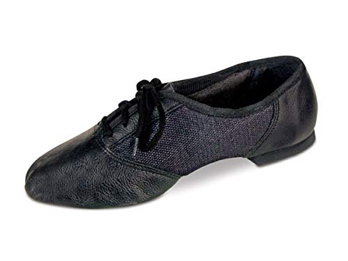 Black Combo Split Sole Jazz Shoes