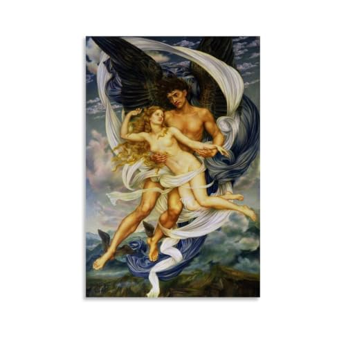 Impression sur toile Evelyn De Morgan : un chef-d'œuvre de prestige pour décoration murale 61x91cm