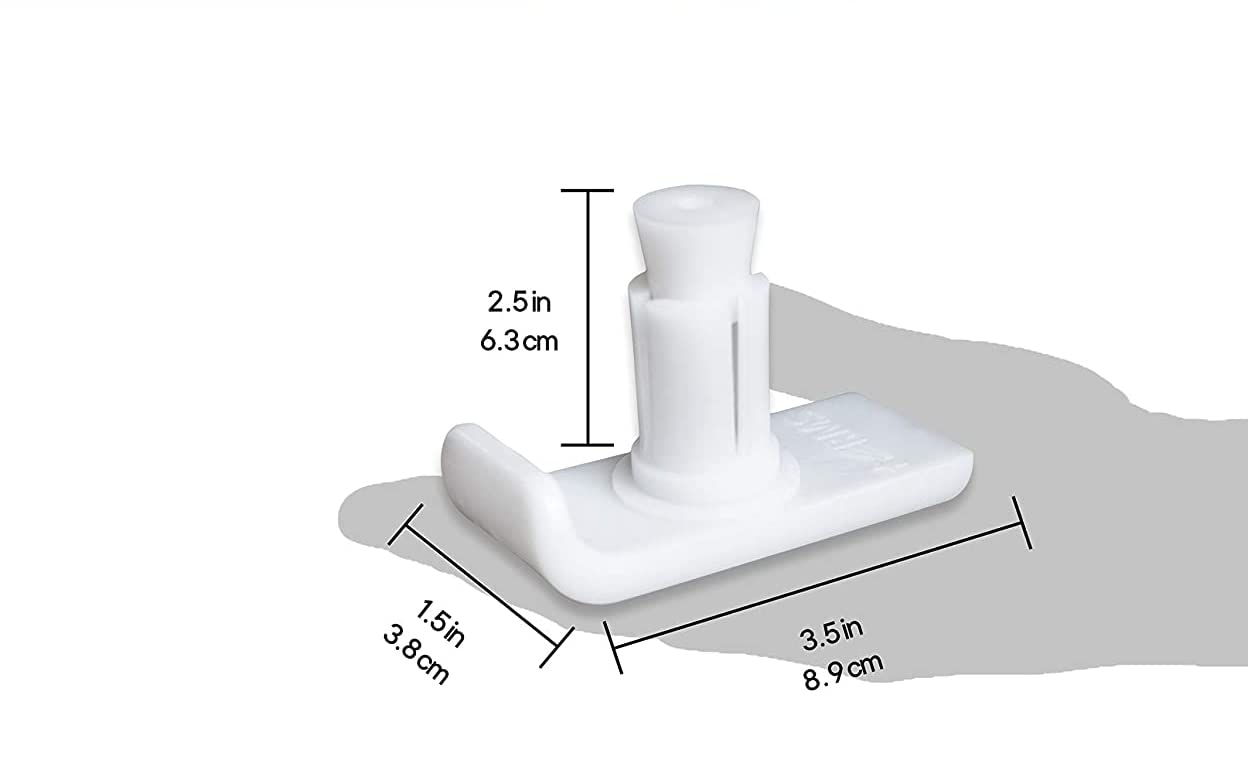 Lifeswonderful - Par de Esquís Deslizatores de Plastico para Andadores - Ajuste Universal para Tubo de 25-30mm