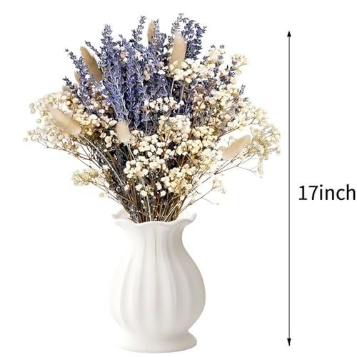 Ramo de flores secas de lavanda, 70 piezas, decoración natural boho miniatura 2