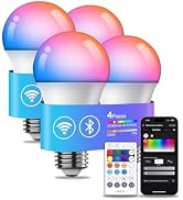 Amazon | スマート電球 WiFi LED電球 4個セット Alexa対応 Google Home