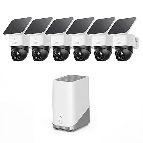 Amazon.com : eufy Security SoloCam S340, 6-cam kit, Solar Security