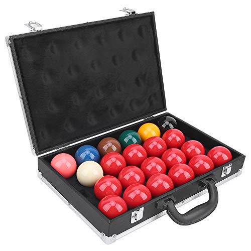 Vbest life American Type 22 Balls Snooker Set with Box, Billiards Ball Container Storage Box & Pool Table Billiard Ball(Billiards Supply)