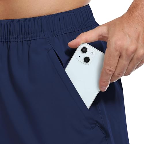 Image of GYMIFIC Mens Sports Training Running Dry Fit Solid Boxer Shorts | Premium Lightweight Stretchable Activewear Gym Shorts for Running, Workout, Training & Fitness