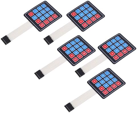 Amazon.com: Teyleten 4x4 Matrix Membrane Switch Keypad Keyboard - 16 ...