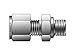 Parker Instrumentation Tube Fitting - Straight BSPP Male Connector for use with Inch Tubing