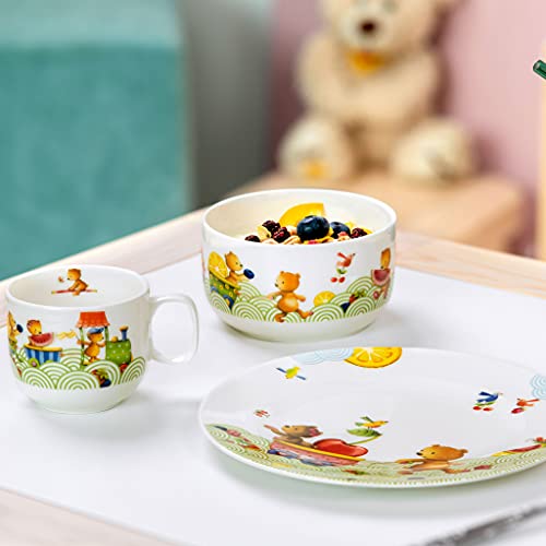 Vaso infantil de porcelana con asa y diseño oso miniatura 3