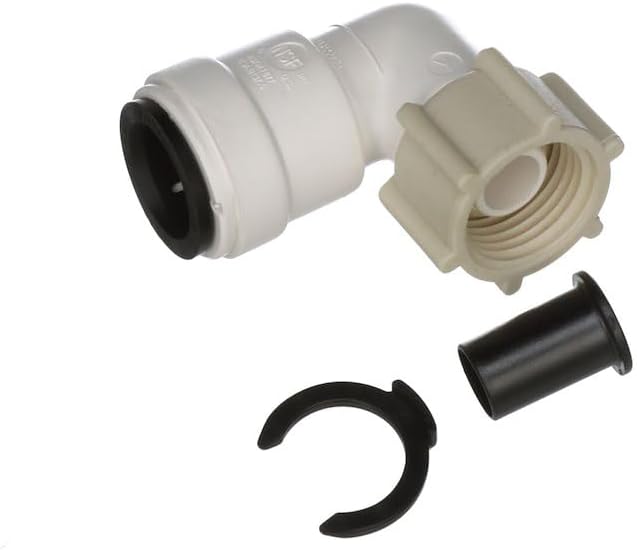 Plastic Female Swivel Elbow Fitting 1/2" CTS x 1/2" NPS - 0959090