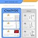 Chanvoo Drill Free Wall Mount Compatible with Samsung Freestyle Projector Ceiling Mount, Freestyle 2 Accessories Steel Wall Mount Shelf (White)