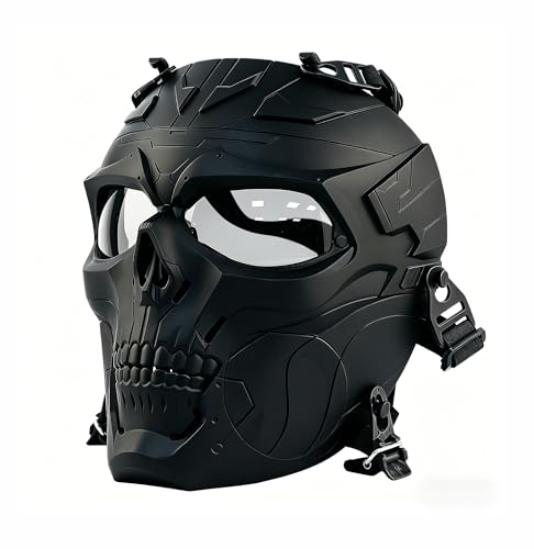 Masque Halloween Skull crâne réaliste pour déguisement et parties de Paintball tactiques