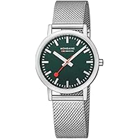 Mondaine Reloj Analógico para Hombre de Cuarzo con Correa en Acero Inoxidable A6603031460SBJ